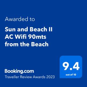 波尔蒂芒Sun and Beach II AC Wifi 90mts from the Beach的太阳和海滩的短信(海滩的电流)