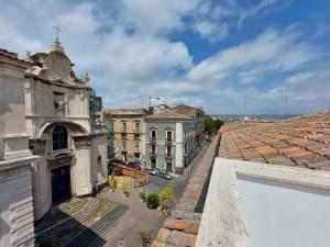卡塔尼亚Terrazza San Camillo的从建筑物屋顶上可欣赏到风景