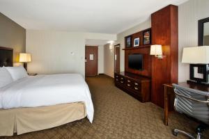 博林格林大学广场保龄格林假日酒店的配有一张床和一台平面电视的酒店客房