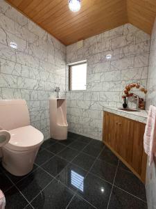 高知Guesthouse Tosa Hanare - Vacation STAY 14262的一间带卫生间和水槽的浴室