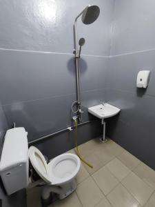 马六甲TBE Room2stay at Jalan BR3的一间带卫生间和水槽的浴室