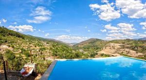 梅桑弗里乌Private Douro- Quinta das Susandas的山景游泳池