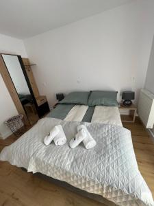 SZWEDZKA22 PL Premium Rooms客房内的一张或多张床位