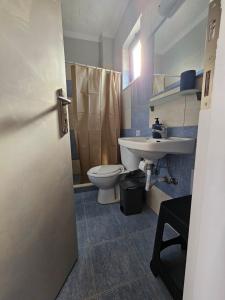 卡尔扎迈纳米纳公寓酒店的一间带卫生间和水槽的浴室
