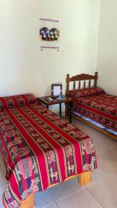 Cabañas La Suyana客房内的一张或多张床位