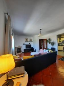 阿威罗Casa das Camélias的客厅配有沙发和桌子