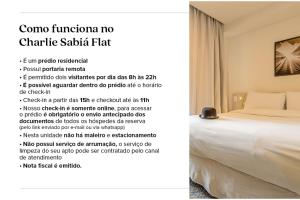 圣保罗Charlie Sabiá Ibirapuera的一张海报,供酒店带一张床的客房使用