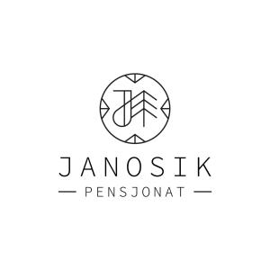扎科帕内Pensjonat Janosik的圆周中间带有曼陀罗的字母标志