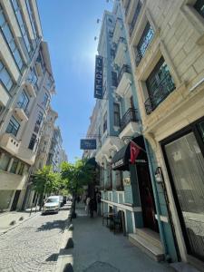 伊斯坦布尔Nil Hotel的街道,街道,建筑