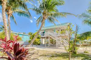 库尔克岛DV 4 at DV Cabanas Gold Standard Certified的棕榈树海滩上的房子