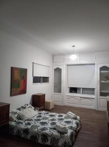萨尔塔imanalla的白色的客房设有床和窗户。
