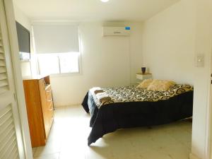 戈多伊克鲁斯DEPARTAMENTO Nº7 COMPLEJO PRIVADO的一间卧室设有一张床和一个窗口