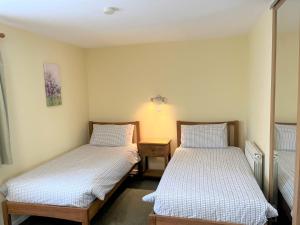 圣彼得港Ilex Lodge的带2张床的小房间 - 带喷雾器