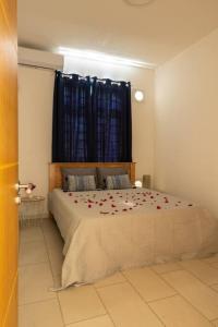 Le Rivage Appartement Mauritius客房内的一张或多张床位
