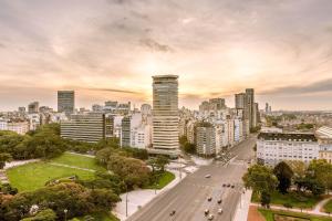 布宜诺斯艾利斯布宜诺斯艾利斯公园大厦豪华精选酒店的城市空中景观,高楼