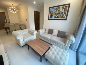 Jessie Saigon Apartment - Vinhome Central Park的休息区