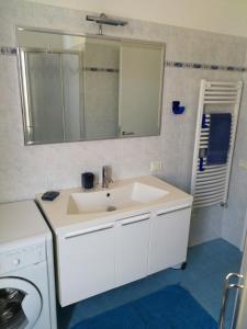 圣温琴佐诺埃米公寓的一间带水槽和洗衣机的浴室