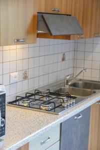 Appartamento l'edera的厨房或小厨房