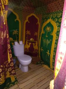 扎古拉Sahara Berber Camp的客房内的卫生间