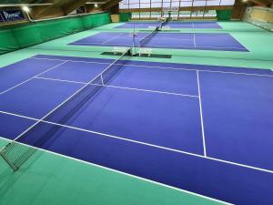 巴尔斯塔尔fitneXX Zelt-Dorf的网球场和2个网球场