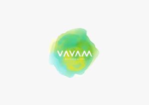 吉利阿萨汉Vayam Boutique Resort Gili Asahan的矢量插图vynnm标志