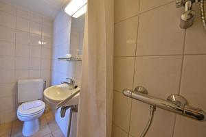 迪温特皇家的浴室配有卫生间、盥洗盆和淋浴。