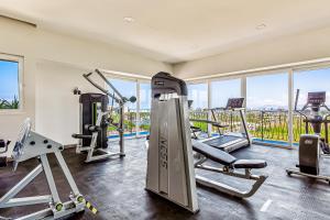 巴亚尔塔港Duva 903的大楼内带跑步机和机器的健身房