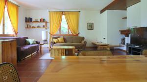 圣费德勒·因特尔维Italianway - San Rocco 73的客厅配有沙发和桌子