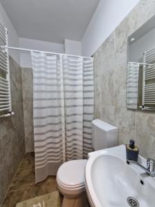 伯伊莱海尔库拉内Renate House的浴室配有白色卫生间和盥洗盆。