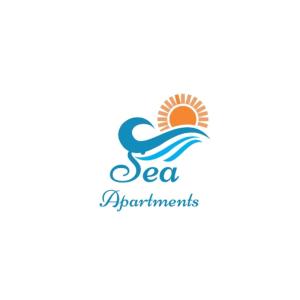 泰拉奇纳Sea apartments的皮肤科医生诊所的标志,有阳光和海洋
