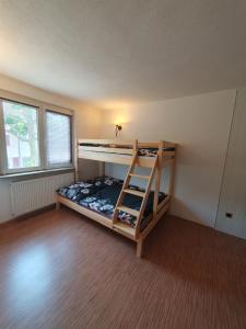莱茵河畔威尔Nephelin的一间卧室配有两张双层床。