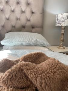 C-Vu-Cottage cosy and warm private apartment客房内的一张或多张床位