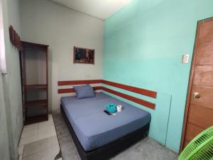 伊基托斯SELVA VIVA IQUITOS的一间小卧室,卧室内配有一张床铺