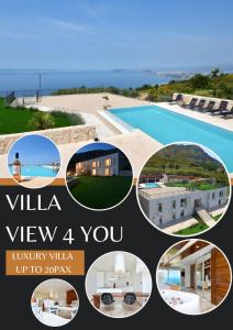 珀德垂那Villa View 4 You的照片的拼贴画,直到别墅的维瓦