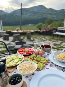 度假屋内部或周边提供的食物