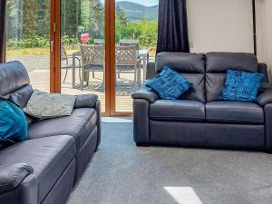 StrachanCairn View的客厅设有两张沙发和一张沙发。