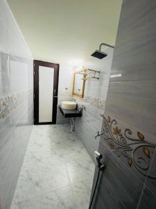 达卡HOTEL BLUE BIRD的一间带水槽和镜子的浴室
