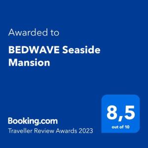 比雷埃夫斯BEDWAVE Seaside Mansion的海狸藻索纳索恩索恩索恩斯答案的截图