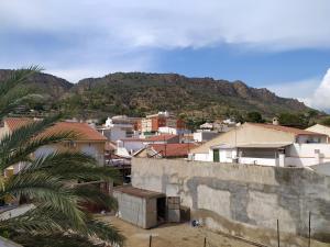 阿尔阿马德穆尔西亚Casa del carpintero的享有以山脉为背景的城市美景