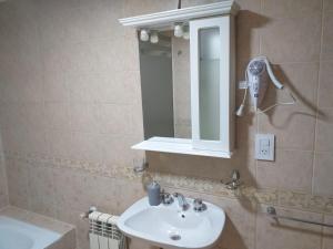 乌斯怀亚Mirando al Sur的一间带水槽和镜子的浴室