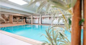 奥森富尔特波西尼亚贝斯特韦斯特酒店的棕榈树酒店的大型游泳池