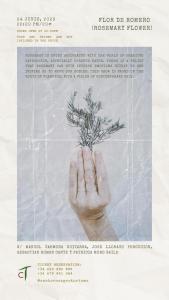 埃斯波尔莱斯Agroturismo Can Torna AG178的手上的海报,手上拿着植物