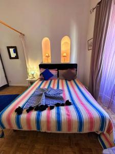 Les Terrasses d'Essaouira - Yoga Shala客房内的一张或多张床位