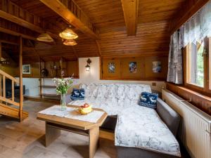MrklovChalet Mrklov by Interhome的客厅配有沙发和桌子