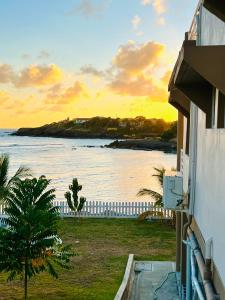 圣乔治SeaLaVie Apartments - Grenada的房屋的阳台享有海景。