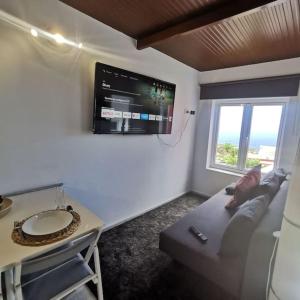 SabinosaLa Montaña 2的客厅配有沙发和墙上的电视