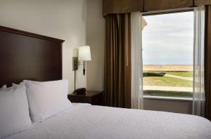 阿尔特斯阿尔图斯希尔顿恒庭旅馆&套房酒店的酒店客房设有床和窗户。