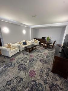 Aparthotel Alpin Resort Poiana Brasov ACE Apartment 2405 - private apartment的休息区