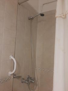里奥夸尔托CasaOma的浴室内配有淋浴和头顶淋浴