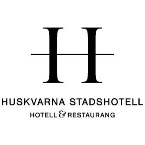 胡斯克瓦纳胡思克瓦纳城市酒店的胡斯顿玛斯塔德酒店和餐厅的标志
